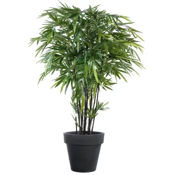 BAMBOU artificiel BLACK NATURAL 150 à 270 cm avec pot