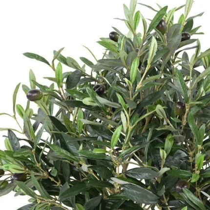 OLIVIER artificiel NEW arbre boule 85 cm  - olives