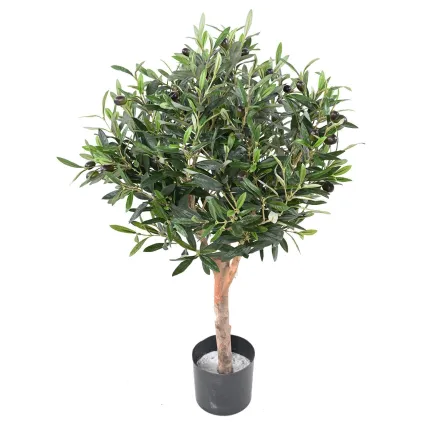 OLIVIER artificiel NEW arbre boule 85 cm