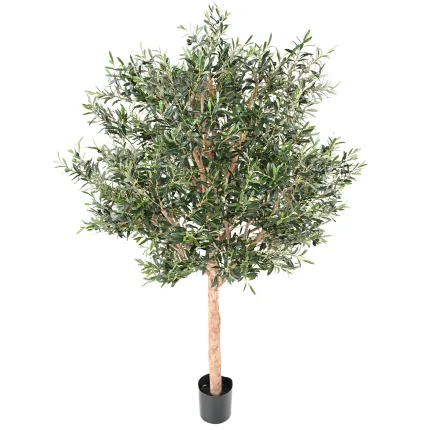 OLIVIER artificiel NEW TETE large (olives noires) 210 cm ANTI FEU