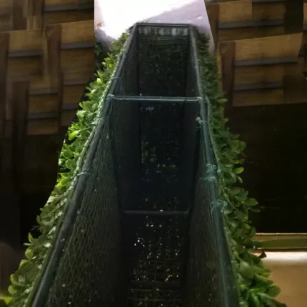 HAIE artificielle BUIS structure métallique 25 à 180 cm - dessous