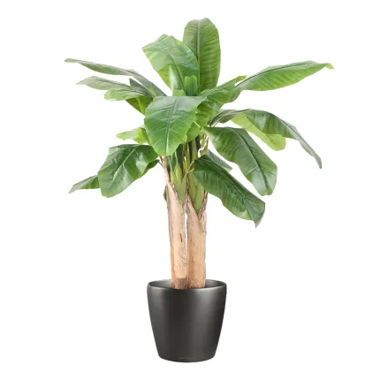 BANANIER artificiel 3 troncs 130 cm en pot