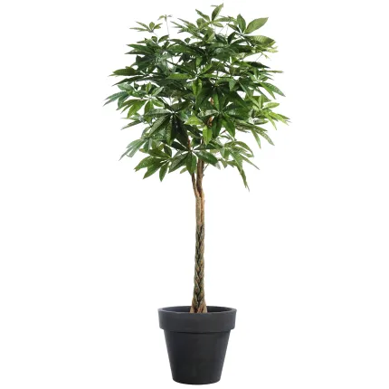 PACHIRA artificiel aquatica BOULE 150 et 180 cm dans un pot