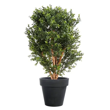 Buis artificiel buisson 80 cm en pot