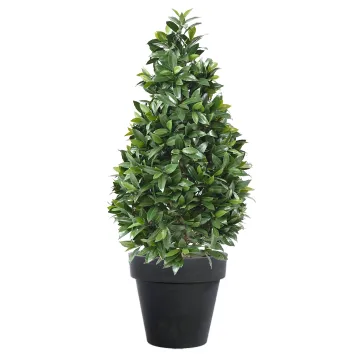 LAURIER SAUCE artificiel cone 130 ou 150 cm en pot