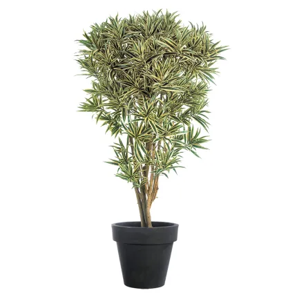 DRACENA artificiel (ou DRACAENA) JAMAICA 145 cm vert jaune en pot