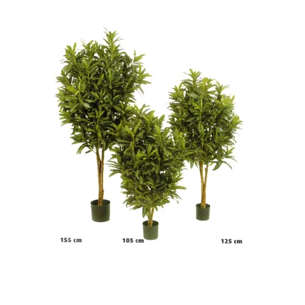 Croton artificiel GOLDFINGER Buisson 105 à 155 cm - 3 tailles