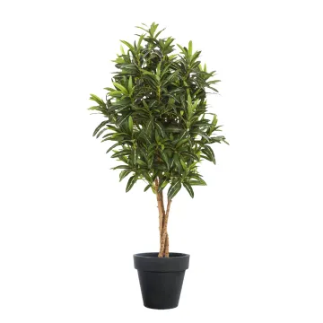 Croton artificiel GOLDFINGER Buisson 105 à 155 cm en pot