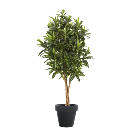 Croton artificiel GOLDFINGER Buisson 105 à 155 cm en pot