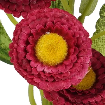 PÂQUERETTE artificielle 23 cm burgundy - fleur