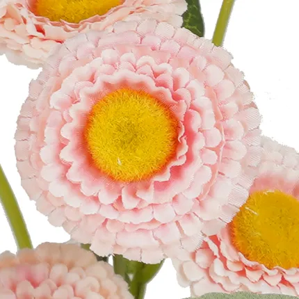 PÂQUERETTE artificielle 23 cm rose - détails