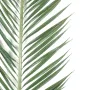 vue rapprochée, loupe palme de PALMIER artificiel MASCARENA H 185 ou 220 cm