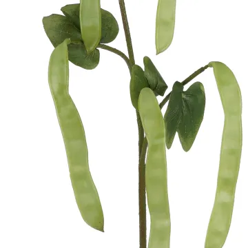 haricot plat artificiel de la branche artificielle de HARICOT plat 94 cm avec gousses