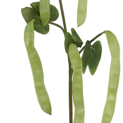 haricot plat artificiel de la branche artificielle de HARICOT plat 94 cm avec gousses