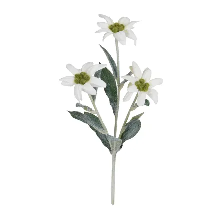 EDELWEISS artificiel 38 cm en tige