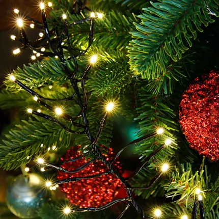 Guirlande électrique LED 10.5 m grappe