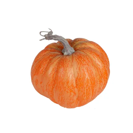CITROUILLE artificielle 15 cm orange