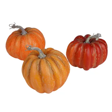 CITROUILLE artificielle 15 à 16 cm