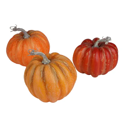 CITROUILLE artificielle 15 à 16 cm