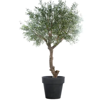 OLIVIER artificiel NEW TETE géant 270 cm (olive noire) en pot