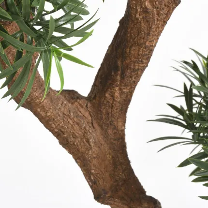 PODOCARPUS artificiel 135 cm - tronc mousse polyuréthane