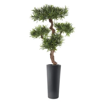 PODOCARPUS artificiel MOUNTAIN tree 110 cm en pot