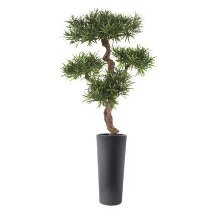PODOCARPUS artificiel MOUNTAIN tree 110 cm en pot