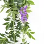 fleurs guirlande GLYCINE artificielle violette 180 cm - détail