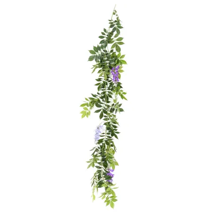 guirlande GLYCINE artificielle 180 cm violet