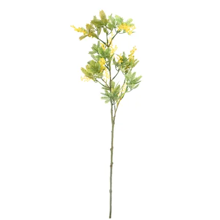 Branche MIMOSA artificielle 80 cm  en tige