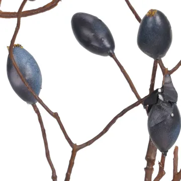 Branche d'églantier artificiel 90 cm - fruit