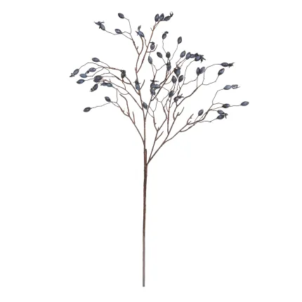 Branche d'églantier artificiel 90 cm - entier