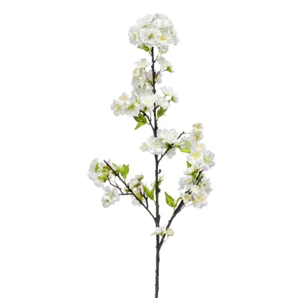 Branche de CERISIER 100 cm blanc
