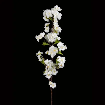 Branche de CERISIER 100 cm blanc
