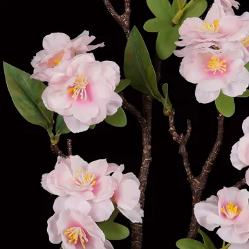 Branche de CERISIER artificiel 49 cm rose - fleurs