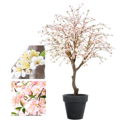 CERISIER FLEUR artificiel 280 cm - 2 couleurs