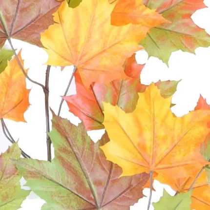 branche artificielle PLATANE 79 cm automne - détail