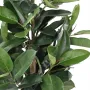 FICUS artificiel ELASTICA ou caoutchouc 110 à 180 cm en pot - feuillage