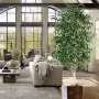 BOULEAU artificiel 300 cm dans un salon