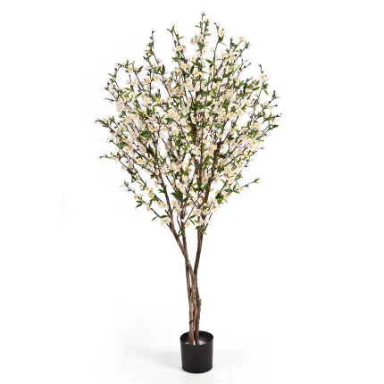 CERISIER artificiel EN FLEUR 140 et 170 cm crème