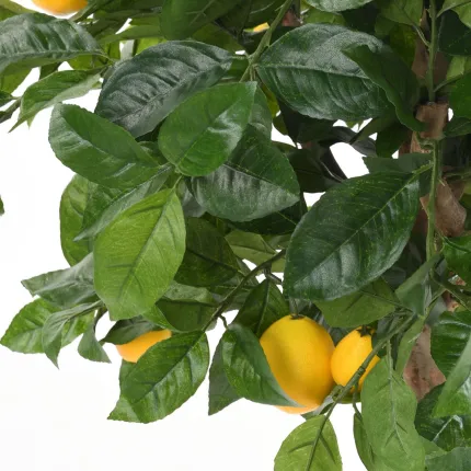 CITRONNIER Tête artificiel 110 cm - feuillage et fruit