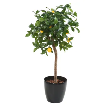 CITRONNIER Tête artificiel 110 cm en pot