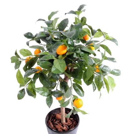 ORANGER artificiel 85 cm diamètre 50 cm - vu de dessus