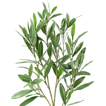 branche OLIVIER artificiel plastique 60 cm - rapproché