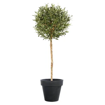 OLIVIER artificiel boule 140 cm en pot