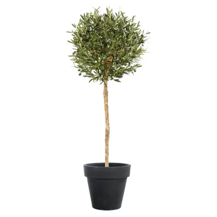 OLIVIER artificiel boule 140 cm en pot