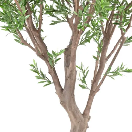 OLIVIER artificiel plastique géant 180 cm  - tronc et feuilles