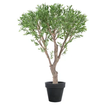 OLIVIER artificiel plastique géant 180 cm  (olives ) en pot