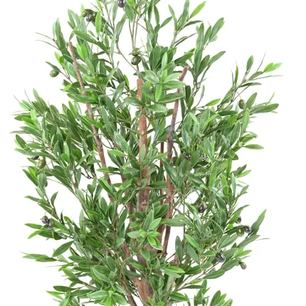 OLIVIER artificiel plastique 150 ou 180 cm  (avec olives ) - feuillage