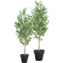 OLIVIER artificiel plastique 150 ou 180 cm  (avec olives ) - dans un pot